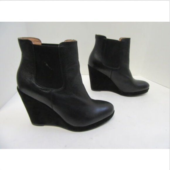CORSO COMO Black Leather Coast Ankle Boots - Picture 5 of 7